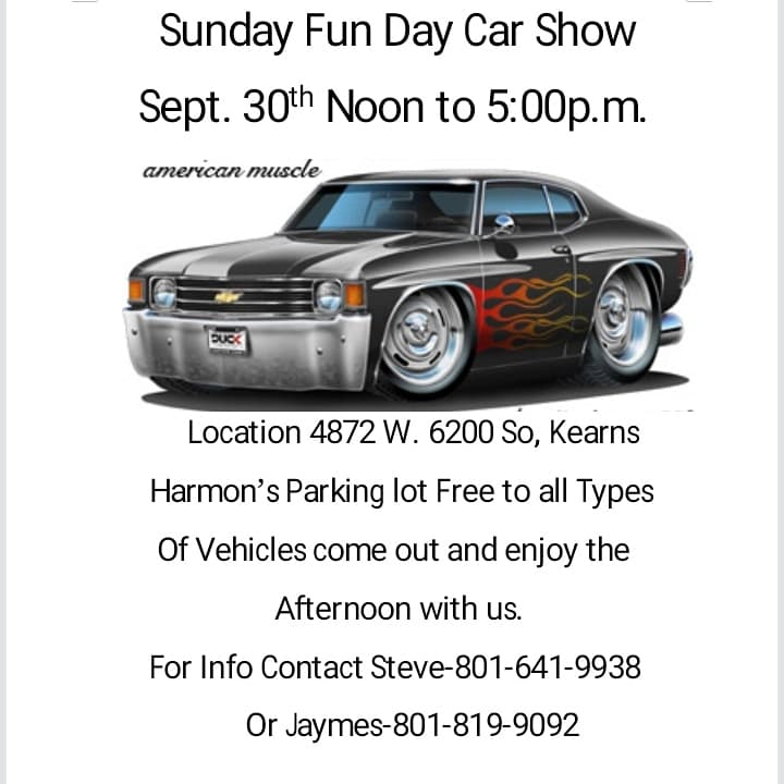 Utah Car Shows Car Shows in 2018 Utah Car Czar