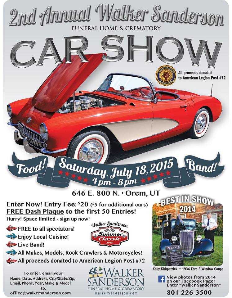 Previous Utah Car Shows | Utah Car Czar | 2019 Utah Car Show Calendar