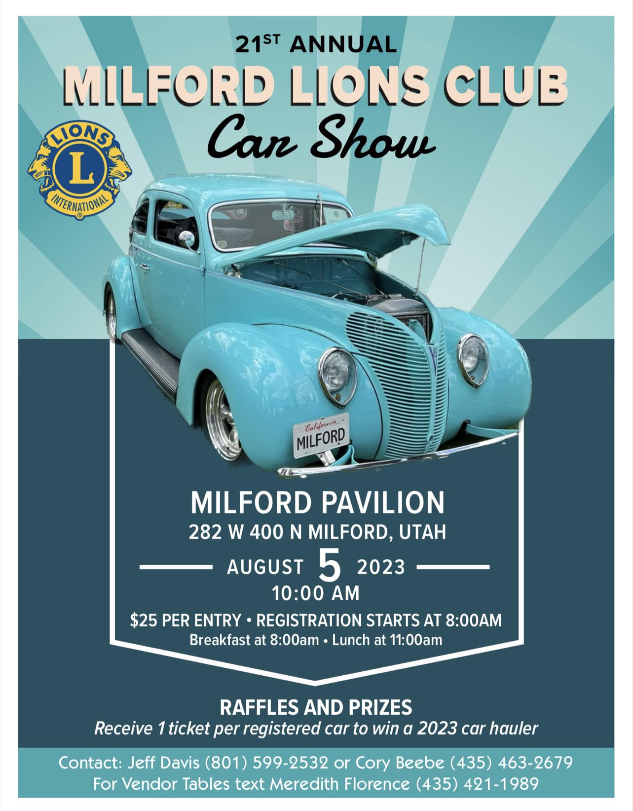 Milford Lions Club Car Show 2024 Utah Car Show Calendar