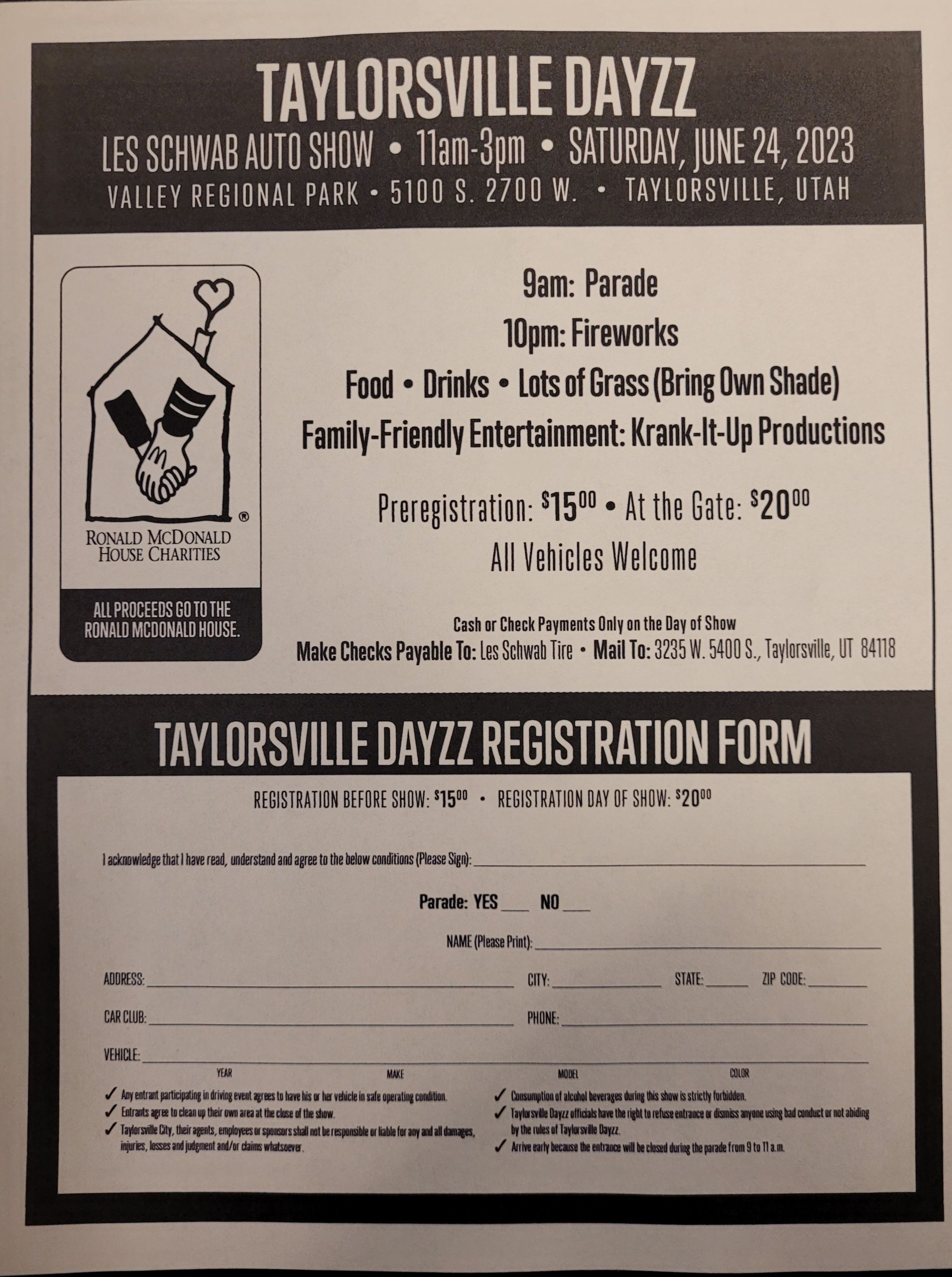 Taylorsville Dayzz 2023 | 2023 Utah Car Show Calendar