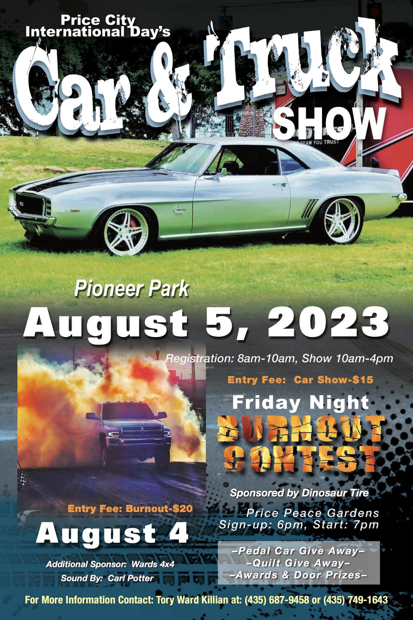 Price City International Days Burnout and Car Show - Utah Car Czar Main