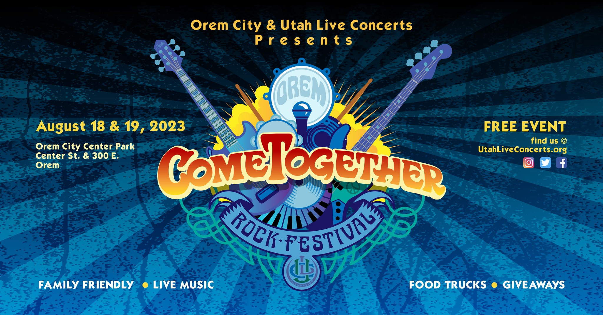 Rockin’ Car Show at the Orem Come Together Festival 2023 Utah Car