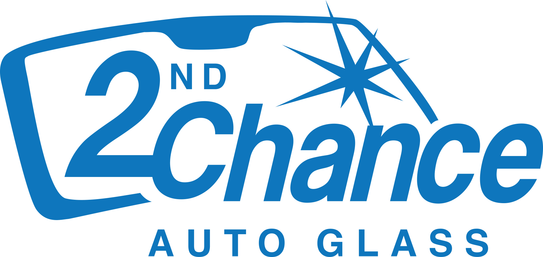 2nd Chance Auto Glass Logo Blue