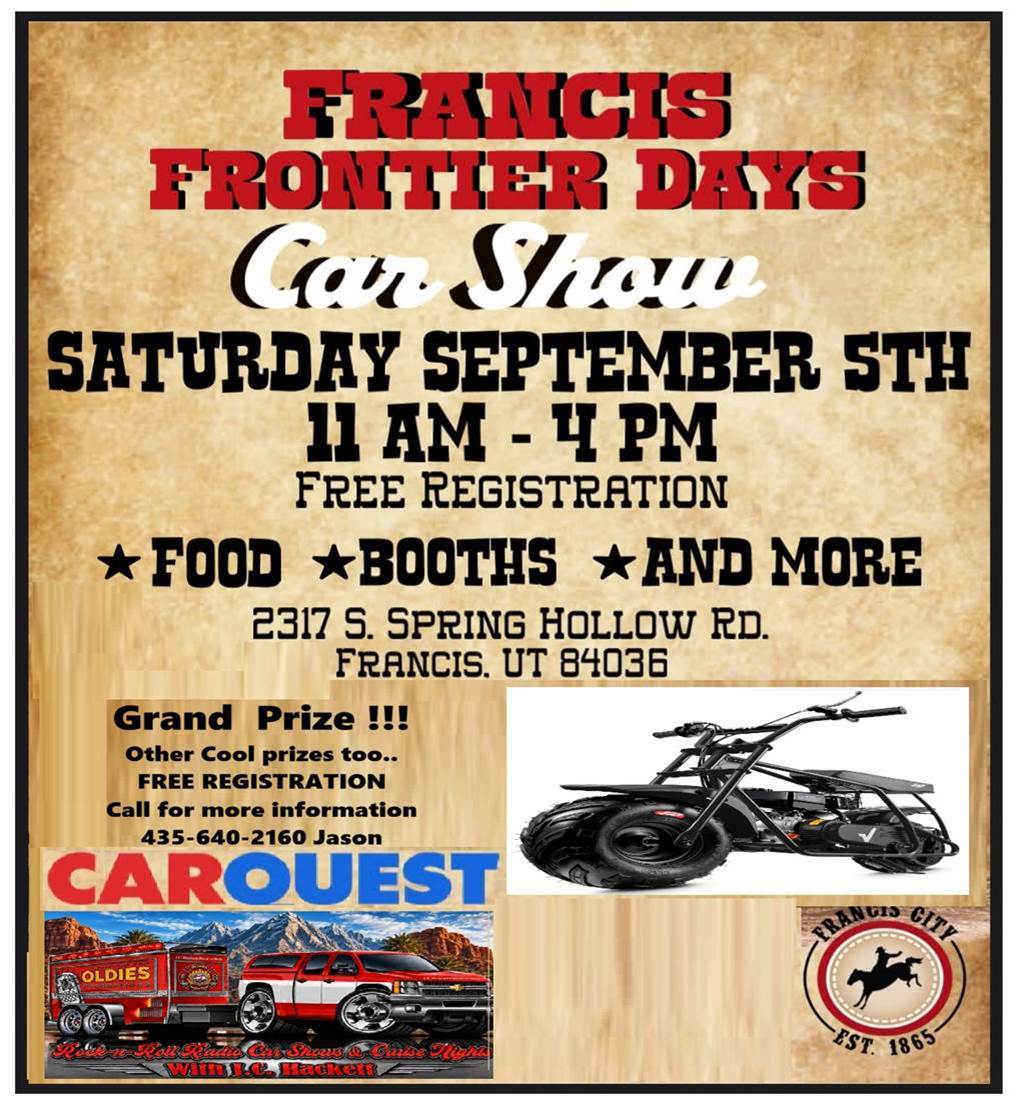 Francis Frontier Days Car Show 2026